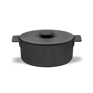 Serax NV Serax - Surface Gusseisentopf mit Deckel, 2 Liter, schwarz Image