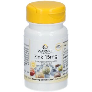 Warnke Zink 15 mg Tabletten 100 St 100 St Tabletten Image