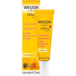 Weleda Baby Gesichtscreme Calendula - pflegt & schützt empfindliche Babyhaut, spendet Feuchtigkeit Creme 10 ml Unisex 10 ml Creme Image