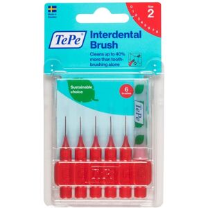 TePe Interdentalbürsten 0,5 mm rot Zahnbürste 6 St 6 St Zahnbürste Image