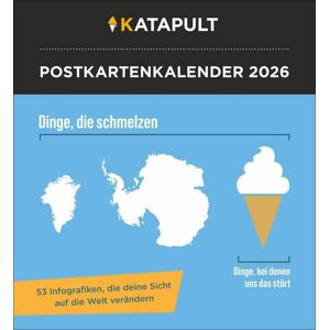 Harenberg Katapult Postkartenkalender 2026 - 53 Infografiken, die deine Sicht auf die Welt verändern Image