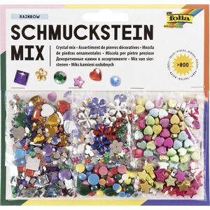 Folia Schmuckstein Mix RAINBOW über 800 Teile, Formen, Größen & Farben sortiert Image