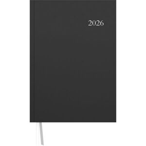 Neumann Verlage GmbH & Co. KG Terminbuch anthrazit 2026 - Bürokalender A4 (21x29,7 cm) - 1 Tag 1 Seite - Einband wattiert - Viertelstundeneinteilung 7:30 - 20 Uhr - 886-0021 Image