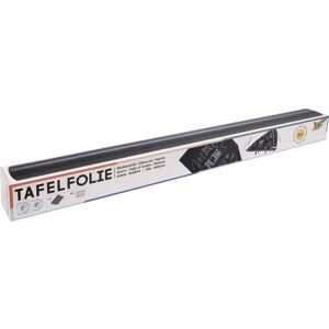 Folia Tafelfolie 135, 45x200cm & 10 Kreiden, 1 Rolle schwarz selbstklebend Image