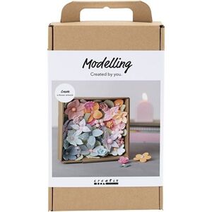 Creativ Company DIY Kreativ Set Modellieren, Blumen, Pastellfarben Image