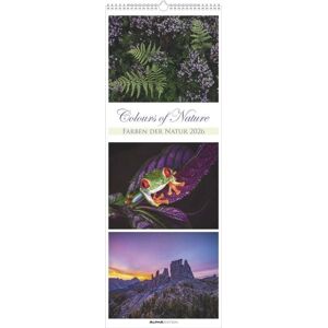 Neumann Verlage GmbH & Co. KG Colours of Nature - Triplets 2026 - Streifenkalender XXL 25x69 cm - Bildkalender im Hochformat - Naturkalender - Wandkalender - Wandplaner Image