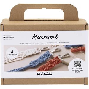 Creativ Company DIY Sets Macramé Mini Kreativ Set, Makramee, Schlüsselringe, Kreativ Box Image