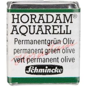 Schmincke Horadam Aquarell 1/2 Näpfchen, Permanentgrün Oliv Image
