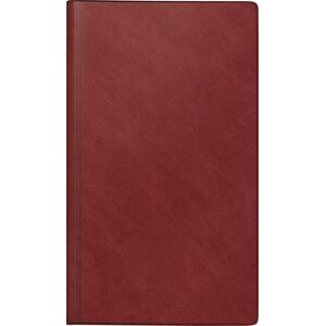 Baier & Schneider Rido/idé 7025012296   Buchkalender Mod. reise-merker 2026   102×172 mm, Kunststoff, weinrot Image