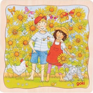 Gollnest & Kiesel GmbH & Co. KG Schichtenpuzzle Sonnenblumenfeld Image