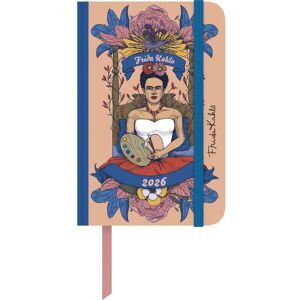 Neumann Verlage GmbH & Co. KG DUMONT - Frida Kahlo Buchkalender 2026 – Taschenkalender 9 x 14 cm – Weekly Planer mit Verschlussband & Falttasche Image
