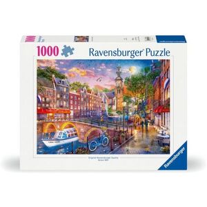 Ravensburger Verlag GmbH Erwachsenenpuzzle 1000 Teile - Sonnenuntergang Amsterdam Image