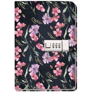 Trötsch Verlag GmbH Trötsch Tagebuch mit Zahlenschloss Flowers Image