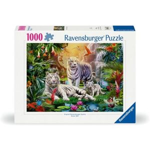Ravensburger Verlag GmbH Erwachsenenpuzzle 1000 Teile - Familie der Weißen Tiger Image