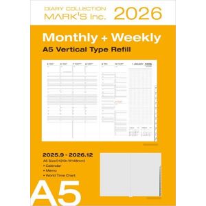 Mark's Europe MARK'S 2025/26 Refill, Taschenkalender, A5 Image