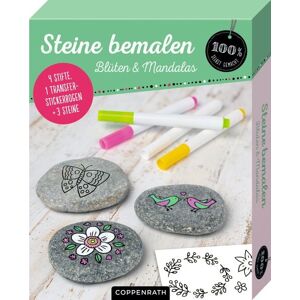Coppenrath Verlag GmbH & Co. KG Steine bemalen - Blüten & Mandalas (100% s.g.) Image