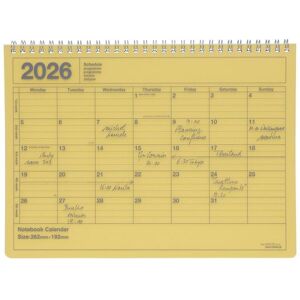 Mark's Europe MARK'S 2026 Tischkalender, M // Yellow Image