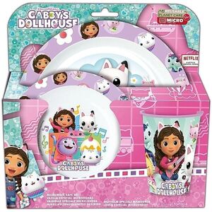 P:OS Handels GmbH Gabby's Dollhouse 3tlg PP Frühstücksset Image