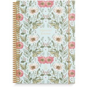 Burde Publishing AB Burde Organizer & Notes Blumen A5 Schülerkalender 2025/2026 Image