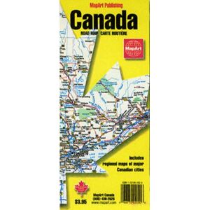 MapArt - Canada Road Map (Canadian Maps) - Preis vom 18.09.2025 05:07:49 h Image