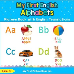 unbekannt - My First English Alphabets Picture Book with English Translations: Bilingual Early Learning & Easy Teaching English Books for Kids (Teach & Learn Basic English words for Children, Band 1) - Preis vom 18.09.2025 05:07:49 h Image