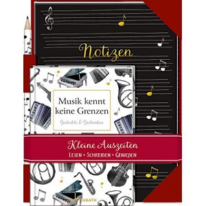 unbekannt - Musik kennt keine Grenzen - Gedichte & Gedanken: Lesen - Schreiben - Genießen Buch mit Notizheft und Bleistift (Kleine Auszeiten) - Preis vom 18.09.2025 05:07:49 h Image