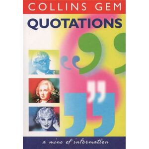 Brian Glancey - Dictionary of Quotations (Collins Dictionary of) - Preis vom 18.09.2025 05:07:49 h Image