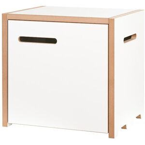 Tojo Halbstark Regalsystem Grundmodul mit Tür rechts / weiß Image