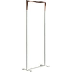 Frost Bukto Kleiderständer ohne Rollen weiß matt / kupfer poliert   B 62,8cm Image
