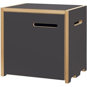 Tojo Halbstark Regalsystem Grundmodul mit Tür links / anthrazit Image