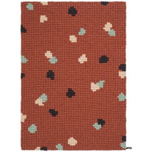 myfelt Terra Rust Filzkugelteppich eckig 80 x 250cm Image