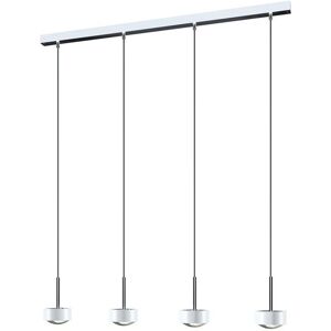 Top Light Puk Maxx Choice Long One Pendelleuchte 4 Köpfe weiß matt-chrom   LED   105cm Image