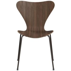 Fritz Hansen Serie 7 Stuhl 3107 mit natürlichem Furnier braun bronze   Walnuss Image