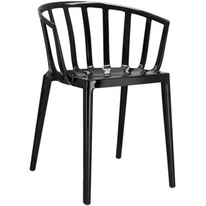 Kartell Venice Armlehnstuhl schwarz glänzend Image