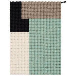 myfelt Cube Filzkugelteppich 70 x 100cm - Mint Image