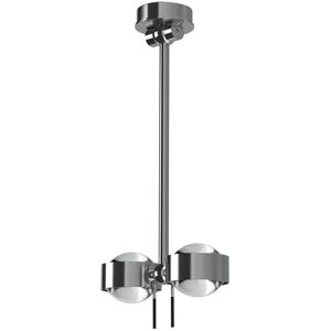 Top Light Puk Mini Wing Twin Deckenleuchte chrommatt   ohne Abdeckung (für Nachbestellungen)   Standard-Fassung   100cm Image