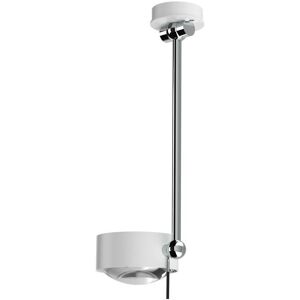 Top Light Puk Maxx Wing Single Deckenleuchte weiß matt-chrom   ohne Abdeckung (für Nachbestellungen)   Standard-Fassung   40cm Image