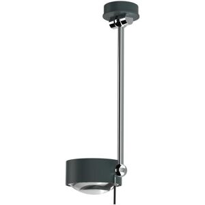 Top Light Puk Maxx Wing Single Deckenleuchte anthrazit matt-chrom   ohne Abdeckung (für Nachbestellungen)   Standard-Fassung   40cm Image