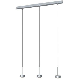 Top Light Puk Mini Choice Long One Pendelleuchte 3 Köpfe chrommatt   Standard-Fassung   85cm Image