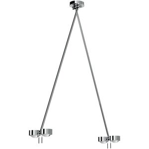 Top Light Puk Mini Ceiling Sister Twin Deckenleuchte chrom   4x Linse klar / 4x Glas matt   LED   60cm Image