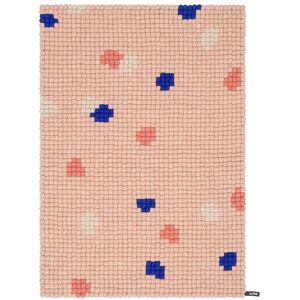myfelt Terra Rose Filzkugelteppich eckig 120 x 170cm Image