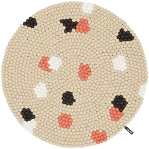 myfelt Terra Sand Filzkugelteppich rund Ø 250cm Image