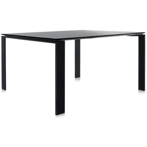 Kartell Four Tisch 128 x 128cm   schwarz   schwarz Image