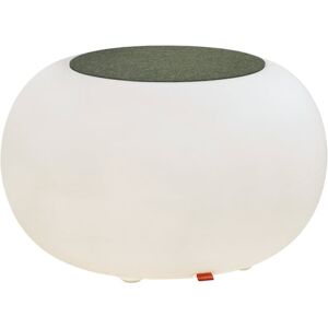 Moree Bubble Outdoor LED Akku Beistelltisch / Hocker Filzauflage anthrazit Image