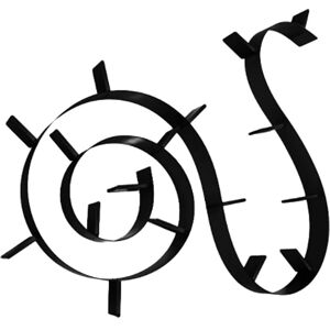 Kartell Bookworm Bücherregal 17 Buchstützen   schwarz Image