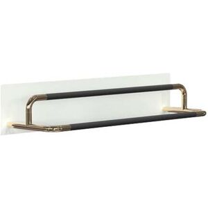 Frost Rada Schuhregal 60cm Breite   weiß matt / gold poliert Image