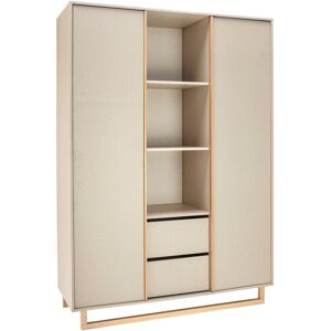 Schardt Kleiderschrank Terry 2-türig mit Mittelregal natur Image