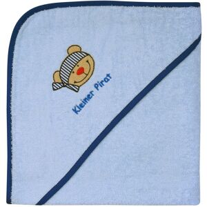 Wörner Kapuzen-Badetuch 100x100 cm mit Motiv hellblau Image