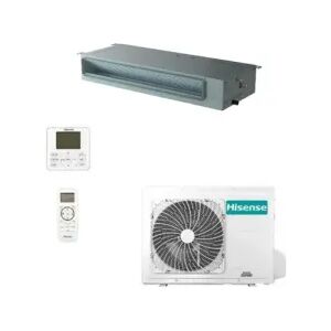 Hisense Mono Split Kanal 12000 Btu ADT35UX4RBL8 AUW35U4RS8 Turbo Klimaanlagen 220 v Einzelphase R-32 WiFi Opz Image