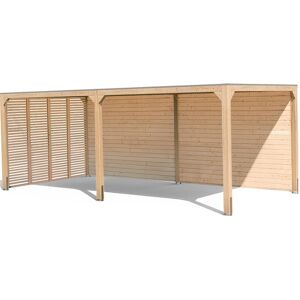 Tchibo Karibu Pavillon »Markaska« - 627x320x239cm - braun - Fichtenholz / Holz / Aluminium braun Nonfood https://www.eduscho.at/products/175401860594/karibu-pavillon-markaska?article_id=168007695313 Image